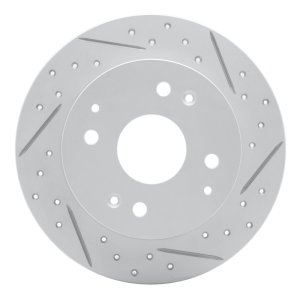 Acura CL Brake Rotor (1) - Rear Right - DFC - Geoperformance Rotor - Drilled and Slotted - `98-`02