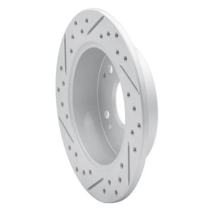 Acura Integra Brake Rotor (1) - Rear Right - DFC - Geoperformance Rotor - Drilled and Slotted - `97-`06