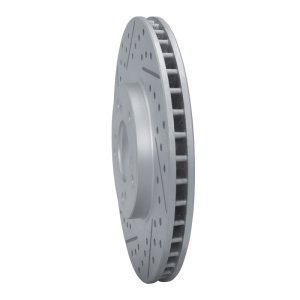 Honda S2000 Brake Rotor (1) - Front Left - DFC - Geoperformance Rotor - Drilled & Slotted - `00-`09