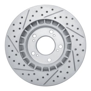 Honda S2000 Brake Rotor (1) - Front Right - DFC - Drilled & Slotted Geoperformance - `00-`09 Honda S2000 Brake Rotor (1) - Front Right - DFC - Drilled & Slotted Geoperformance - `00-`09