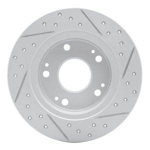 Acura Tsx Brake Rotor (1) - Rear Left - DFC - Drilled & Slotted Geoperformance - `03-`08 Acura Tsx Brake Rotor (1) - Rear Left - DFC - Drilled & Slotted Geoperformance - `03-`08
