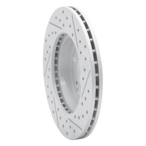 Acura RSX Brake Rotor (1) - Front Left - DFC - Drilled & Slotted Geoperformance - `02-`15