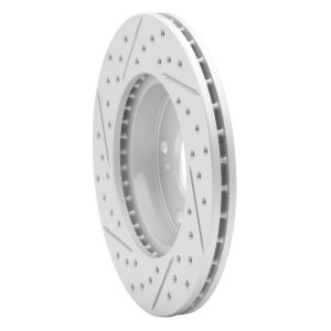 Acura Rsx Brake Rotor (1) - Front Right - DFC - Geoperformance Drilled & Slotted - `02-`15