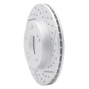 Acura Rsx Brake Rotor (1) - Front Right - DFC - Geoperformance Drilled & Slotted - `02-`15