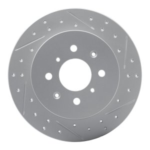 Acura El Brake Rotor (1) - Rear Right - DFC - Geoperformance Drilled & Slotted - `01-`05