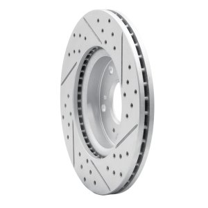 Acura Ilx Brake Rotor (1) - Front Left - DFC - Geoperformance Rotor - Drilled & Slotted - `03-`17