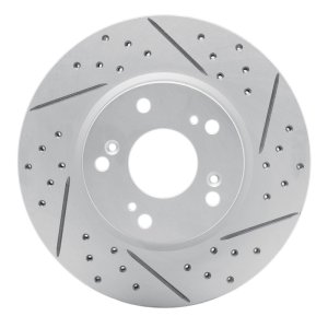 Acura Ilx Brake Rotor (1) - Front Right - DFC - Drilled & Slotted Geoperformance - `03-`17 Acura Ilx Brake Rotor (1) - Front Right - DFC - Drilled & Slotted Geoperformance - `03-`17
