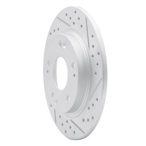 Honda Cr-Z Brake Rotor (1) - Rear Right - DFC - Geoperformance Rotor - Drilled & Slotted - `11-`15