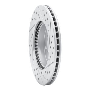 Acura Legend Brake Rotor (1) - Front Left - DFC - Drilled & Slotted Geoperformance - `91-`01