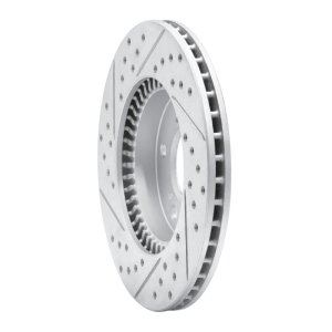 Acura RL Brake Rotor (1) - Front Right - DFC - Drilled & Slotted Geoperformance Rotor - `91-`01