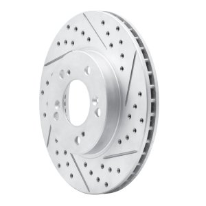 Acura RL Brake Rotor (1) - Front Right - DFC - Drilled & Slotted Geoperformance Rotor - `91-`01