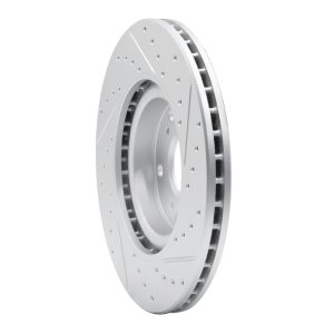 Acura RSX Brake Rotor (1) - Front Left - DFC - Drilled & Slotted Geoperformance - `02-`15