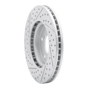 Honda Odyssey Brake Rotor (1) - Front Right - DFC - Geoperformance Drilled & Slotted - `05-`10