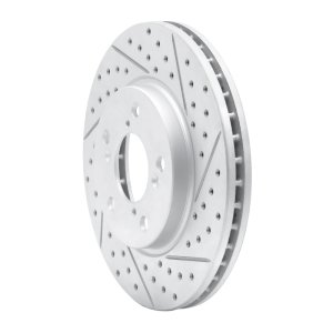 Honda Odyssey Brake Rotor (1) - Front Right - DFC - Geoperformance Drilled & Slotted - `05-`10