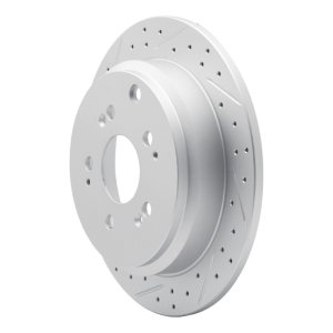 Honda Odyssey Brake Rotor(s) (1) - Rear Left - DFC - Drilled & Slotted Geoperformance - `05-`10