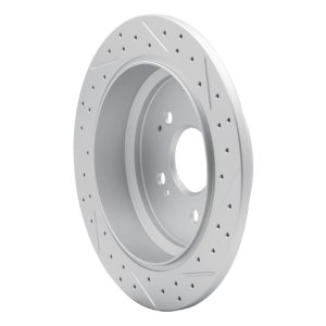 Honda Odyssey Brake Rotor(s) (1) - Rear Left - DFC - Drilled & Slotted Geoperformance - `05-`10