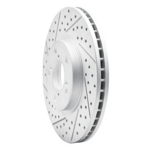 Honda Ridgeline Brake Rotor (1) - Front Left - DFC - Drilled & Slotted Geoperformance - `06-`14