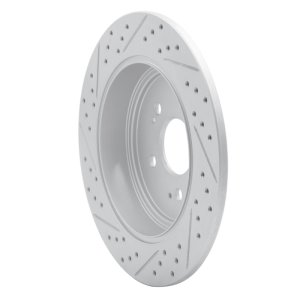 Honda Ridgeline Brake Rotor (1) - Rear Right - DFC - Drilled & Slotted Geoperformance - `06-`14