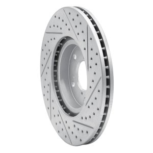 Acura MDX Brake Rotor (1) - Front Left - DFC - Geoperformance Rotor - Drilled & Slotted - `07-`20 Acura MDX Brake Rotor (1) - Front Left - DFC - Geoperformance Rotor - Drilled & Slotted - `07-`20