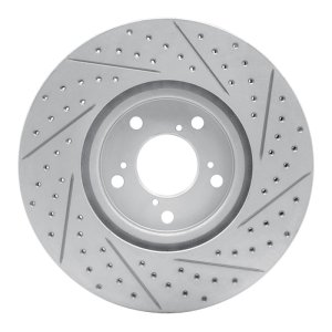 Acura MDX Brake Rotor (1) - Front Left - DFC - Geoperformance Rotor - Drilled & Slotted - `07-`20 Acura MDX Brake Rotor (1) - Front Left - DFC - Geoperformance Rotor - Drilled & Slotted - `07-`20