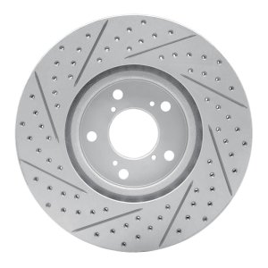 Acura RLX Brake Rotor (1) - Front Right - DFC - Geoperformance Rotors - Drilled and Slotted - `07-`20 Acura RLX Brake Rotor (1) - Front Right - DFC - Geoperformance Rotors - Drilled and Slotted - `07-`20