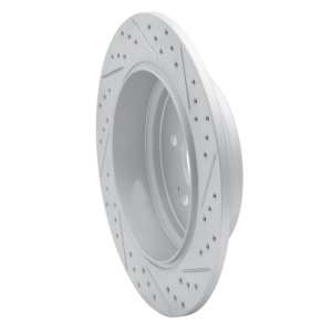 Acura ZDX Brake Rotor (1) - Rear Left - DFC - Geoperf Drilled & Slotted - `07-`17