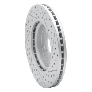 Acura RDX Brake Rotor (1) - Front Left - DFC - Drilled & Slotted Geoperformance - `07-`16