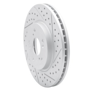 Acura Rdx Brake Rotor (1) - Front Right - DFC - Drilled & Slotted Geoperformance - `07-`16