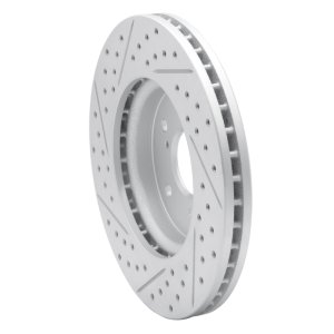 Acura Rdx Brake Rotor (1) - Front Right - DFC - Drilled & Slotted Geoperformance - `07-`16