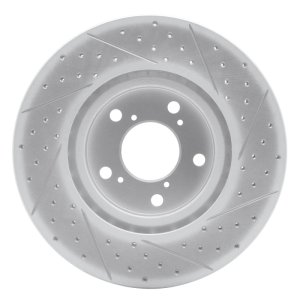 Acura TL Brake Rotor(s) (1) - Front Left - DFC - Drilled & Slotted Geoperformance - `09-`14