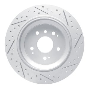 Honda Passport Brake Rotor (1) - Rear Left - DFC - Geoperformance - Drilled & Slotted - `16-`26 Honda Passport Brake Rotor (1) - Rear Left - DFC - Geoperformance - Drilled & Slotted - `16-`26