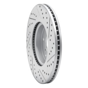 Acura RDX Brake Rotor (1) - Front Left - DFC - Geoperformance Drilled & Slotted - `13-`25