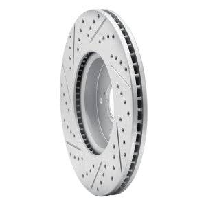 Acura ADX Brake Rotor (1) - Front Right - DFC - Geoperformance Rotors - Drilled & Slotted - `13-`25