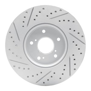 Acura ADX Brake Rotor (1) - Front Right - DFC - Geoperformance Rotors - Drilled & Slotted - `13-`25