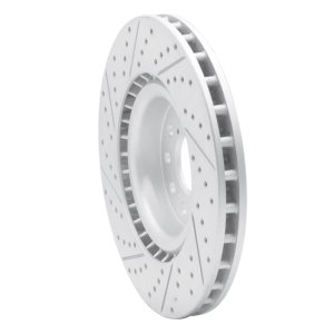 Acura Integra Brake Rotor (1) - Front Right - DFC - Geoperformance Rotor - Drilled & Slotted - `17-`26