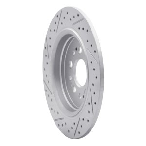 Acura RDX Brake Rotor (1) - Rear Right - DFC - Drilled & Slotted Geoperformance - `17-`26