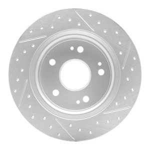 Honda HR-V Brake Rotor (1) - Rear Left - DFC - Drilled & Slotted Geoperformance - `16-`25