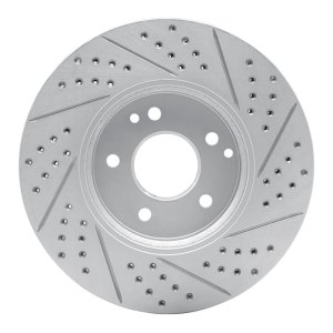 Chrysler Crossfire Brake Rotor (1) - Front Left - DFC - GeoPerformance Drilled & Slotted - `96-`11