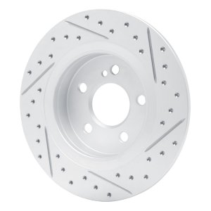 Infiniti Qx30 Brake Rotor (1) - Rear Left - DFC - Geoperformance Drilled & Slotted - `14-`20 Infiniti Qx30 Brake Rotor (1) - Rear Left - DFC - Geoperformance Drilled & Slotted - `14-`20