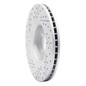 Cadillac Bls Brake Rotor (1) - Front Right - DFC - Geoperf Rotors - Drill & Slot - `03-`11