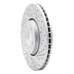 Cadillac Bls Brake Rotor (1) - Front Right - DFC - Geoperf Rotors - Drill & Slot - `03-`11