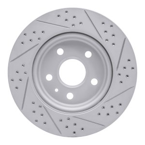 Buick Lacrosse Brake Rotor (1) - Rear Left - DFC - Drilled & Slotted Geoperformance - `10-`25