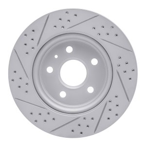 Buick Lacrosse Brake Rotor (1) - Rear Right - DFC - Drilled & Slotted Geoperformance - `10-`25