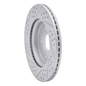 Buick Lacrosse Brake Rotor (1) - Rear Right - DFC - Drilled & Slotted Geoperformance - `10-`25