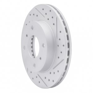 Infiniti G20 Brake Rotor (1) - Front Right - DFC - Drilled & Slotted Geoperformance - `89-`13