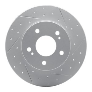 Infiniti I35 Brake Rotor (1) - Rear Right - DFC - Geoperformance Drilled & Slotted - `94-`04