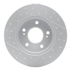 Infiniti I35 Brake Rotor (1) - Rear Right - DFC - Geoperformance Drilled & Slotted - `94-`04