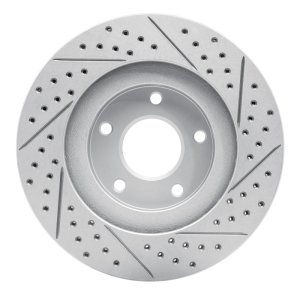 Infiniti I35 Brake Rotor (1) - Front Left - DFC - Drilled & Slotted Geoperformance - `02-`06