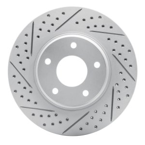 Infiniti I35 Brake Rotor (1) - Front Left - DFC - Drilled & Slotted Geoperformance - `02-`06