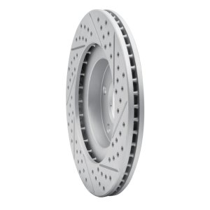 Infiniti I35 Brake Rotor (1) - Front Left - DFC - Drilled & Slotted Geoperformance - `02-`06